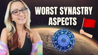 The Worst Synastry Aspects in Astrology - 5 Worst Aspects in Synastry Chart - Karmic Relationships