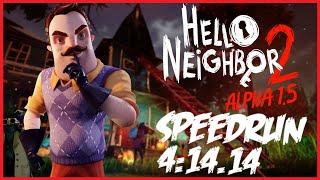 Hello Neighbor 2 Alpha 1.5 Speedrun (4 Minutes)