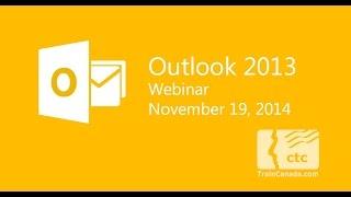 Microsoft Outlook 2013 Training