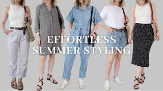 6 effortless styling tips to look chic in summer | Minimal summer outfits