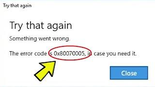 Fix: Microsoft Store Error 0x80070005 when installing Python 3.8