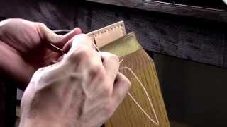 How To SADDLE STITCH Leather