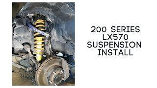 200 Series Land Cruiser Suspension Install