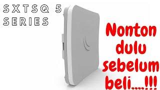 Alat Nembak Wifi WMS+WIFI.ID+SEAMLESS 5ghz Mikrotik SXTsq 5 Series - UNBOXING