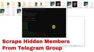 [Real Demo] How to Scrape Hidden Members from Telegram Private & Public Group Script 2023 