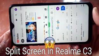 Realme C3 | How To Split Screen in Realme C3