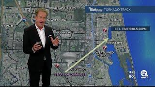 Steve Weagle explains path, intensity of EF1 tornado in Palm Beach Gardens