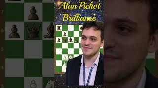 Alan Pichot Brilliance | Rook Sac | #chess #chesstips #games#chessstrategies  #checkmate