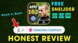 Free Epic 102 Wesley Sneijder is good or bad..?  Honest Review In eFootball 2025 ️