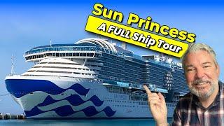 Sun Princess Ship Tour - Let’s Walk The Decks!