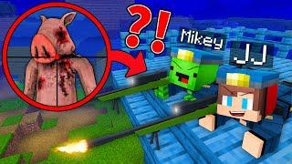 JJ and Mikey Became FBI SNIPERS And Hunt PIGGY.EXE in Minecraft ! (Maizen)