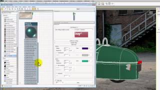 Autodesk 3ds Max Morgan 3 Wheeler rendering tutorial - iRay