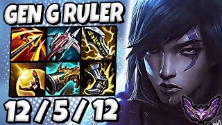 Aphelios vs Xayah ADC [ Gen G Ruler ] Patch 14.24 Korea Master 