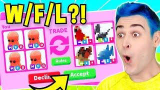 What People TRADE For *MEGA NEON OCTOPUS* !! Trade Proofs UNDERCOVER In RICH Server, Adopt Me Roblox