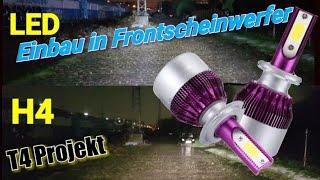 LED in Frontscheinwerfer einbauen T4 Projekt Frontscheinwerfer umrüsten