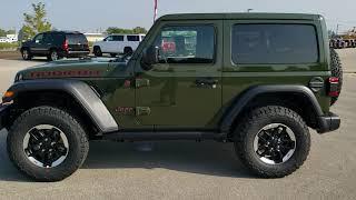 2021 JEEP WRANGLER RUBICON 2 DOOR 4X4 FIRST LOOK SARGE GREEN NEW COLOR WALK AROUND REVIEW 21J4 SOLD!
