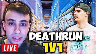 1V1 СРЕЩУ CORKSCREW2 НА DEATHRUN НА ЖИВО!