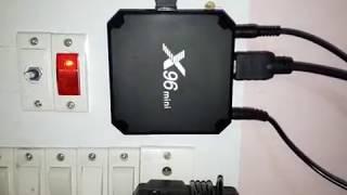 FULL REVIEW OF X96 MINI ( 4K ANDROID tv BOX) II NORMAL TO SMART TV