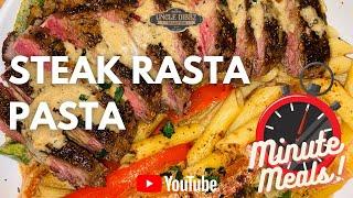 How to make Steak Rasta Pasta ⏰ One Minute Recipe