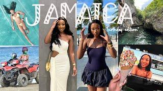 jamaica travel vlog (birthday edition) | atv riding, jet-skiing, horseback-riding, zip lining