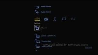 Sony XEL-1 OLED TV XMB (Xross Media Bar) Menu Walkthrough