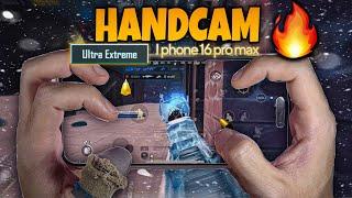 Full HANDCAM PUBGMOBILE  iPhone 16 pro max  120FPS   5Finger Playing alone