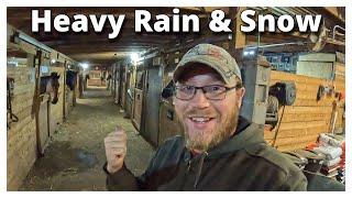 HOW WE HANDLE BIG STORMS WITH OUR HORSES