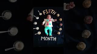 5 th month baby photoshoot ideas  #shorts #trending #style #photography #baby #photoshoot