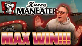 CASINODADDY'S INSANE MAX WIN ON KAREN MANEATER (Nolimit City) SLOT 