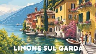 Limone Sul Garda 2024, Walking Tour Italy - 4K