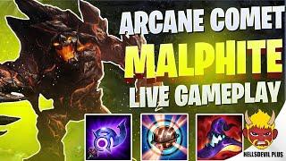 Arcane Comet Malphite Is OP - Wild Rift HellsDevil Plus Gameplay