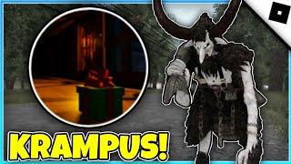 How to get "THE CHRISTMAS MANOR" BADGE + KRAMPUS BADGE MORPH in Creepypasta Life RP - ROBLOX