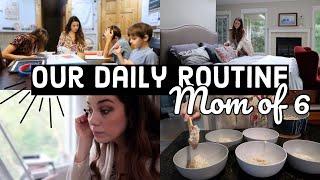 OUR DAILY ROUTINE as a Large Homeschooling Family!