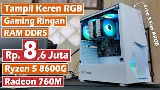 Rakit PC AMD Ryzen 5 8600G di 8 Jutaan Gimana Performanya? | Armaggeddon Tritron 1