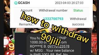 how to withdraw 90jili in just 1 minute dumating na po Ang Pera super legit 100% legit Ang apps nato