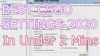 BEST CSGO SETTINGS 2020 (HIGHEST PERFORMANCE)