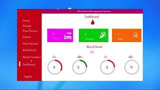 Blood Bank Management System Using C#.Net