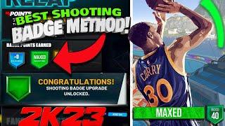 NBA 2K23 How to Get Shooting Badges FAST & EASY