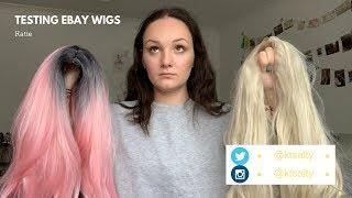 £8 EBAY WIG - TESTING WIGS FROM EBAY - EBAY WIGS REVIEW - Katie