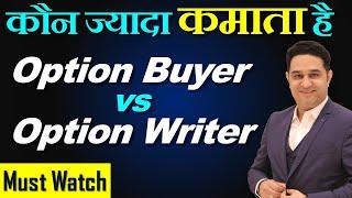 Option Buyer vs Option Writer | Options trading for beginners detailed analysis