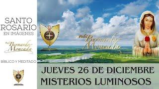 Jueves 26 de Diciembre / Santo Rosario en Imágenes Bíblico y Meditado / Misterios luminosos