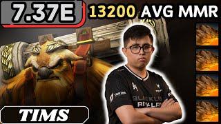 7.37e - Tims EARTHSHAKER Soft Support Gameplay 24 ASSISTS - Dota 2 Full Match Gameplay