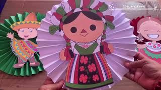 ROSETONES  PATRIOS   MANUALIDADES MEXICANAS