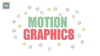Motion Graphics With Shape Layers - After Effects Tutorials