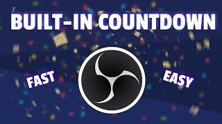 How to Add a Countdown Timer Using OBS | No Download!