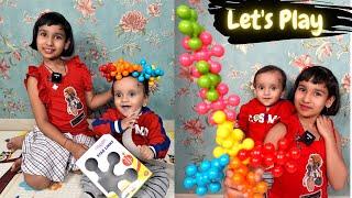 Let's Play Pari Di / VLOG 39 / Funskool Star Links Toys Unboxing / Giggle star link toy  / #Aadyansh