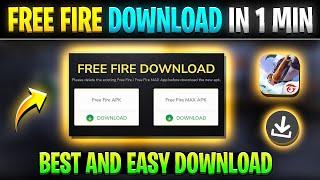 How to download free fire after ban 2022 | Free fire download kaise kare | Free fire download