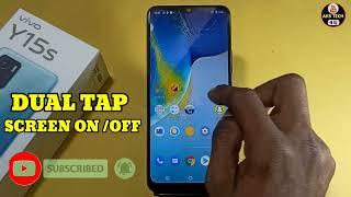 How to Double Tap on/off Screen in Vivo Y15s | Double Tap setting | Vivo Y15s Double Tap Screen