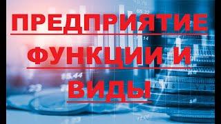 Предприятие.  Деятельность, функции и виды.