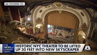 New York City's historic Palace Theatre gets a 'lift'